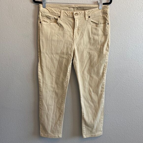 Michael Kors- Tan ankle jeans- Size 8 - Picture 1 of 6